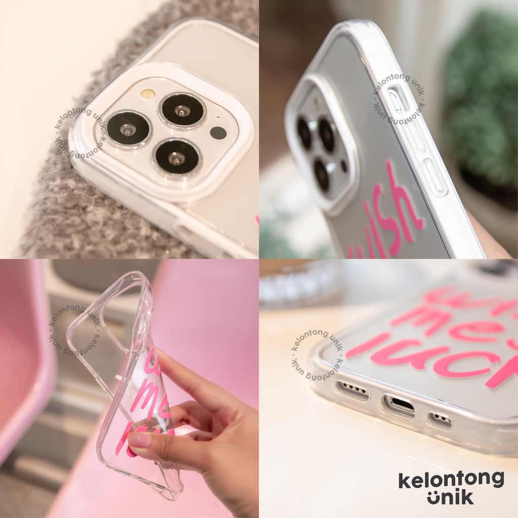 For iPhone - Wish Me Luck 3 in 1 Ring Shockproof Case