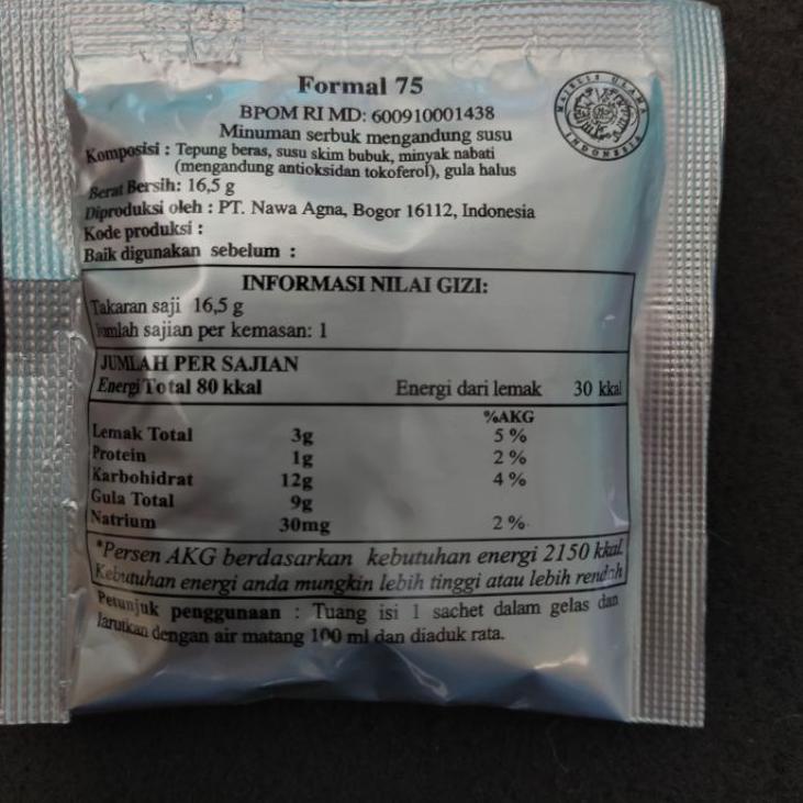 

TERMURAH Formula 75 / F75, Susu atau makanan untuk anak gizi buruk / stunting