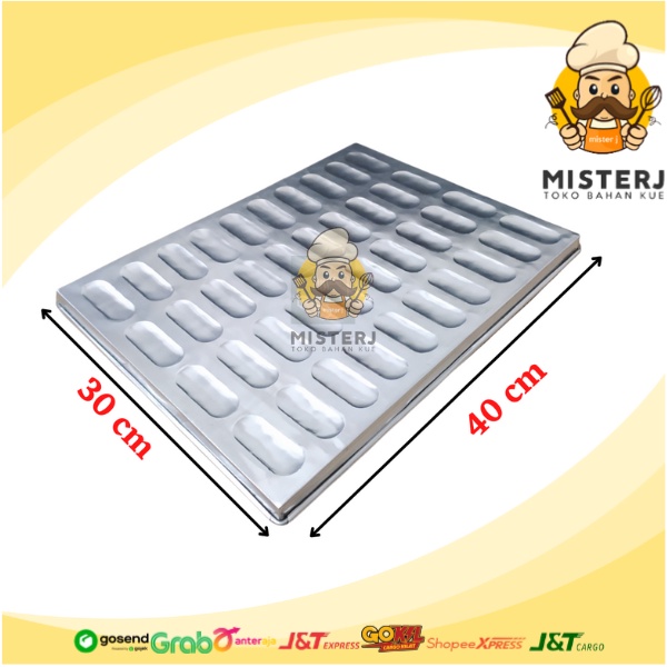 Cetakan Lidah Kucing | Isi 40 | Cetakan Kue Kering Lidah Kucing