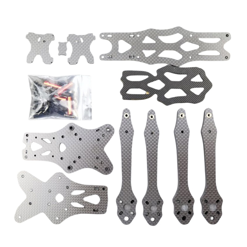 Zzz Flight 225mm FPV Racing Flight Frame Carbon Fiber Frame Kit Untuk Penerbangan FPV