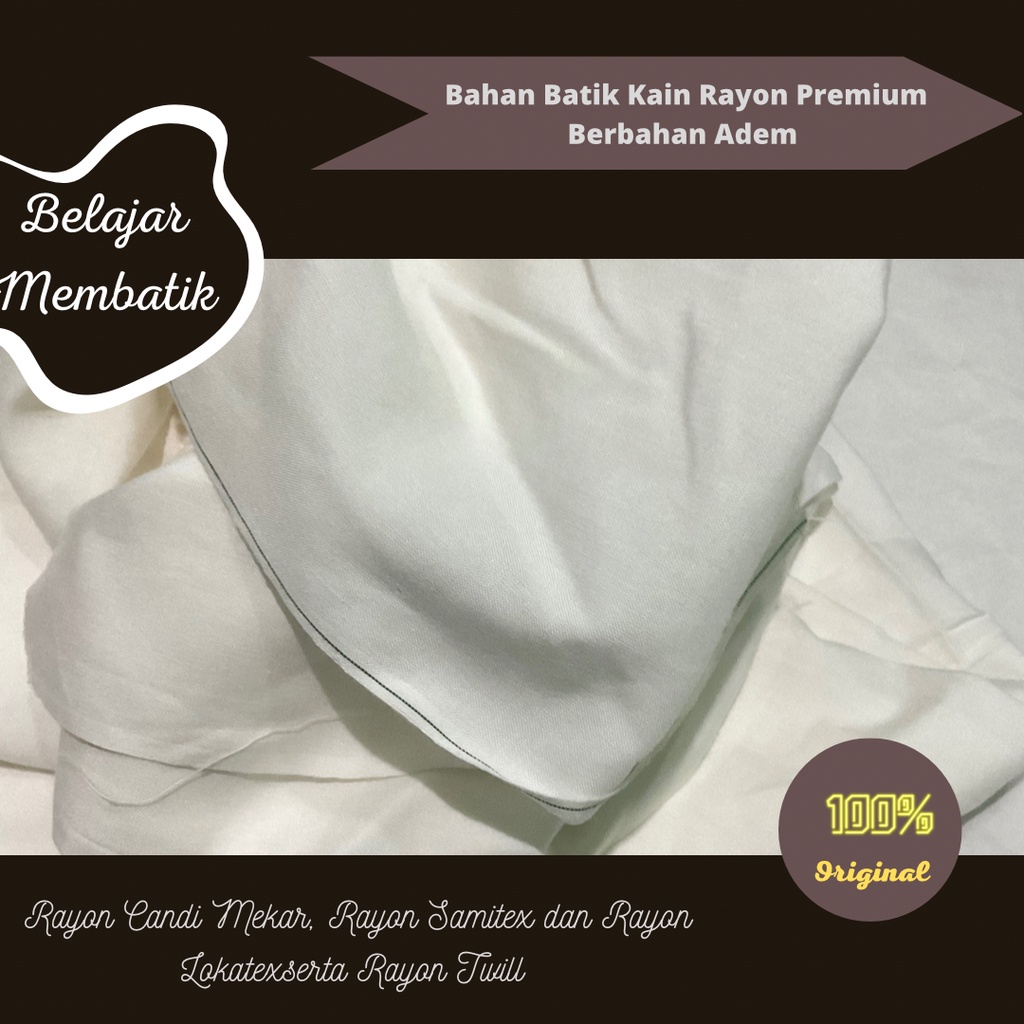 Kain Rayon/Kain Rayon Polos/Rayon/Santung Polos/Rayon Bahan Daster