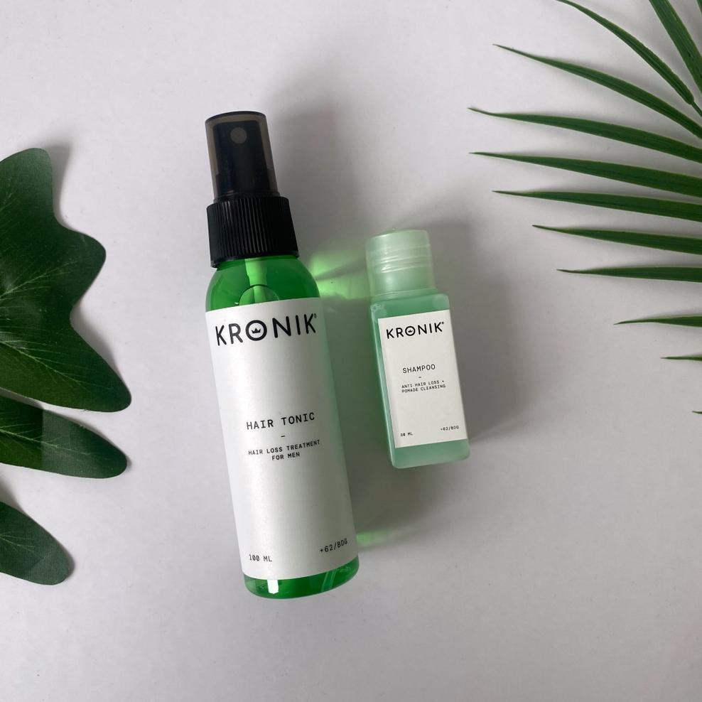 qhc14 Hair Tonic Pria Anti Rontok Ginseng Vitamin Pelembab Rambut Kering Rusak Tonik Hair Loss Wangi