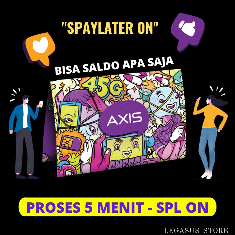KARTU PERDANA AXIS - TERMASUK SALDO EXTRA