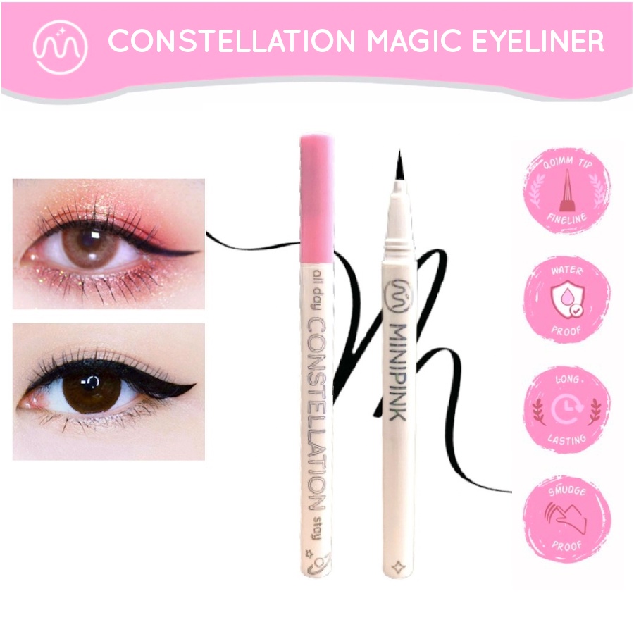 MINIPINK Premium Eyeliner Constellation Magic Brush Korea Waterproof Pensil Long Lasting MP005