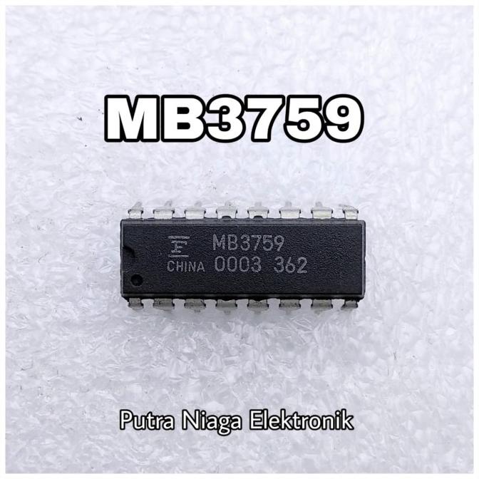 ic MB3759 Dip 16 Pin / MB 3759 putr4n14 dijamin