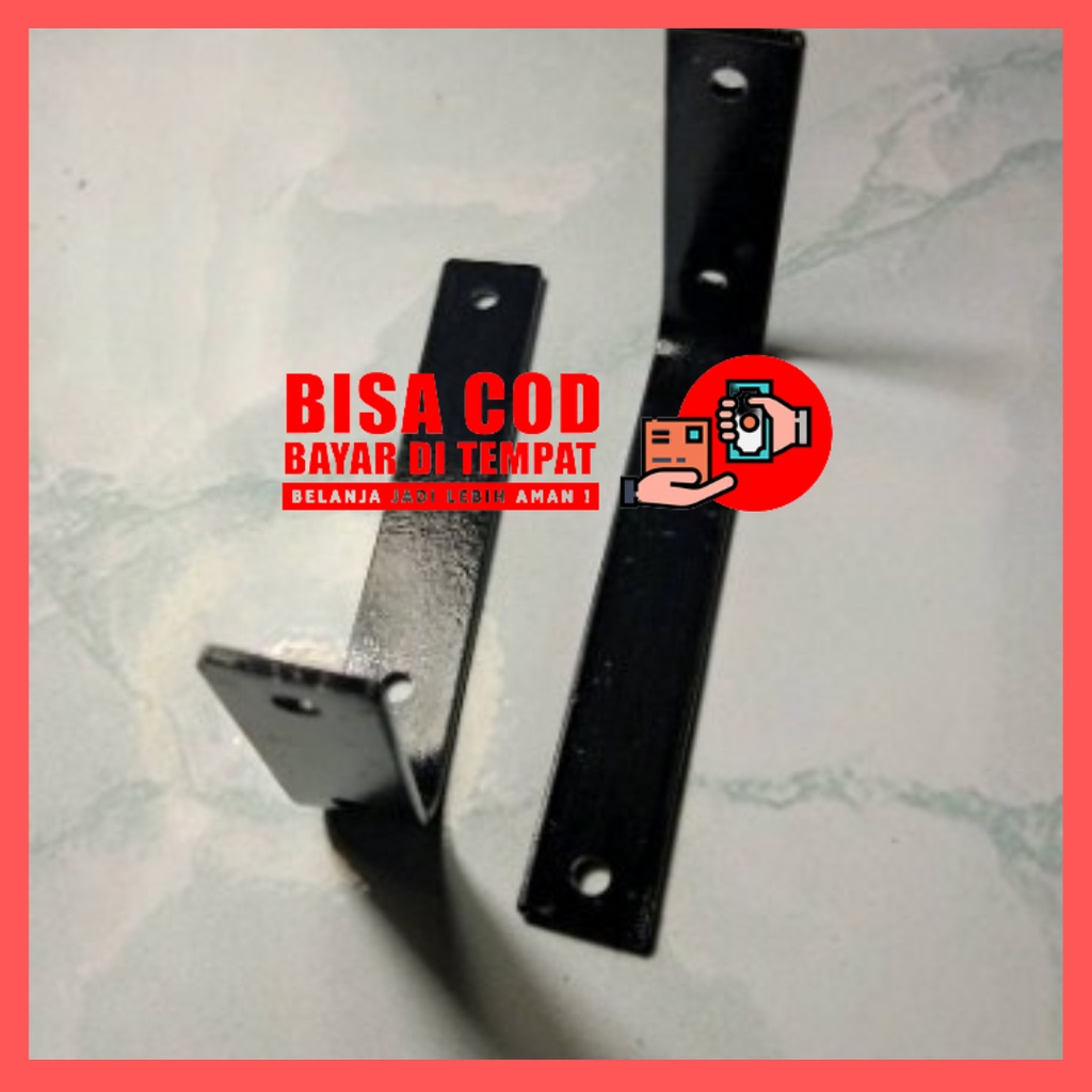 Jual Bracket Besi Penyangga Ambalan Rak Tempel Dinding Breacket Siku