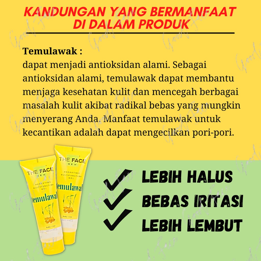 THE FACE Temulawak Hydrating Multifunction Gel 110ml