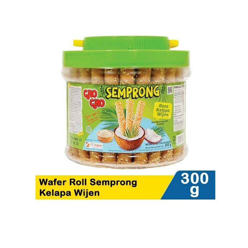 

Cho Cho Wafer Roll Semprong Kelapa Wijen 300gr