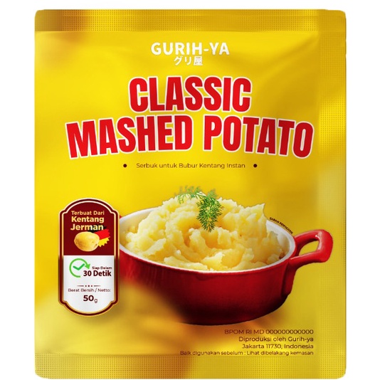 GURIH-YA MASHED POTATO Classic 50 gr Gurih Ya