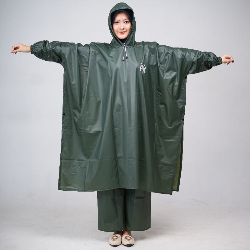 RAINCOAT,Jas Hujan Setelan Pria Wanita Dan Jashujan Ponco Lengan Celana Tebal Anti Rembes