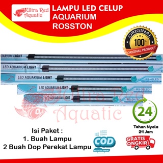 Image of Lampu LED Celup Aquarium Aquascape T4 20. 30, 40 Tahan Air Merek Rosston