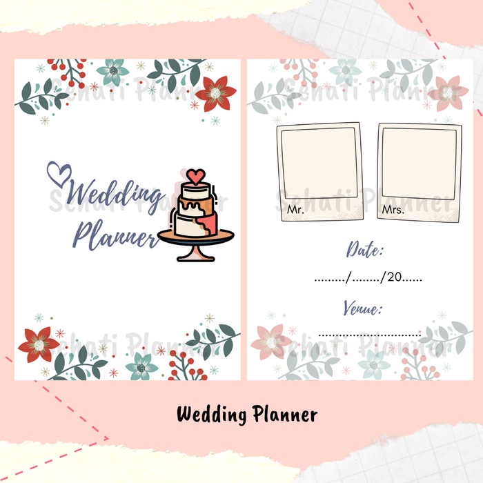 

Kertas Wedding Planner / Kertas Binder Loose Leaf A5 & B5 / Sehati Planner