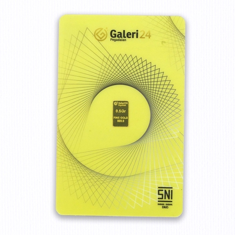 LOGAM MULIA Galeri 24 Kepingan 0.5 gr