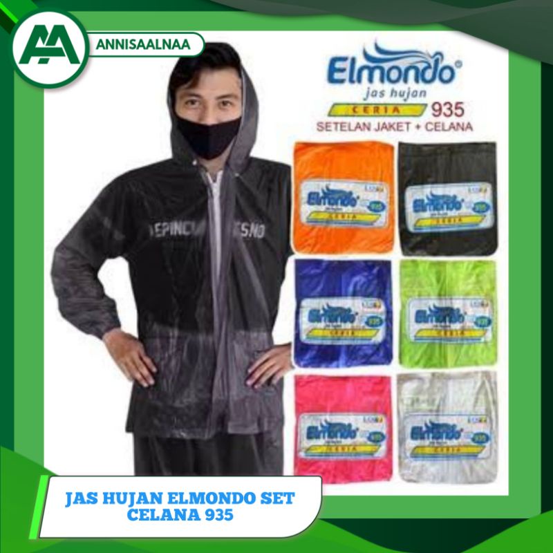 ELMONDO 935 Jas hujan elmondo setelan jaket celana 935 mantel elmondo