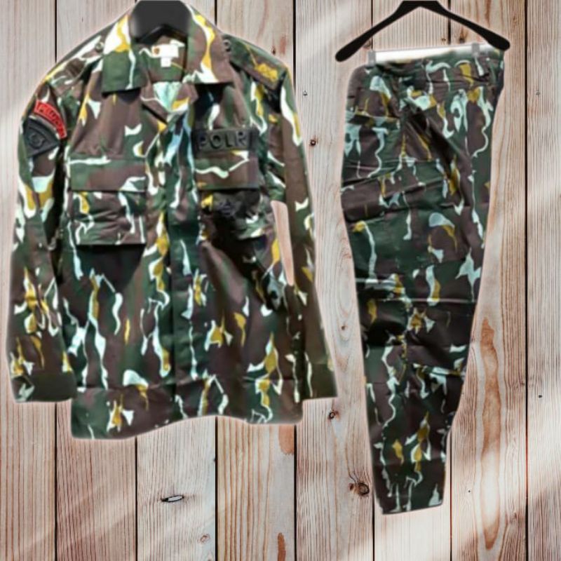 BAJU PDL TACTIKAL LORENG BRIMOB PEMBAGIAN