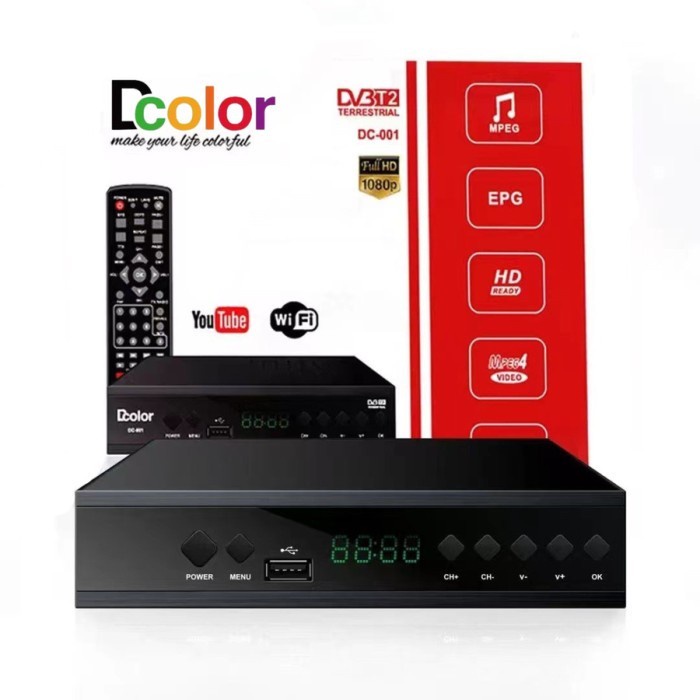 Set Top Box setop box TV Digital DColor STB DCOLOR STB TV DIGITAL STB Original Dcolor
