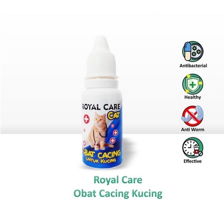 OBAT CACING KUCING ROYAL CARE Obat Cacing Kucing 10ML