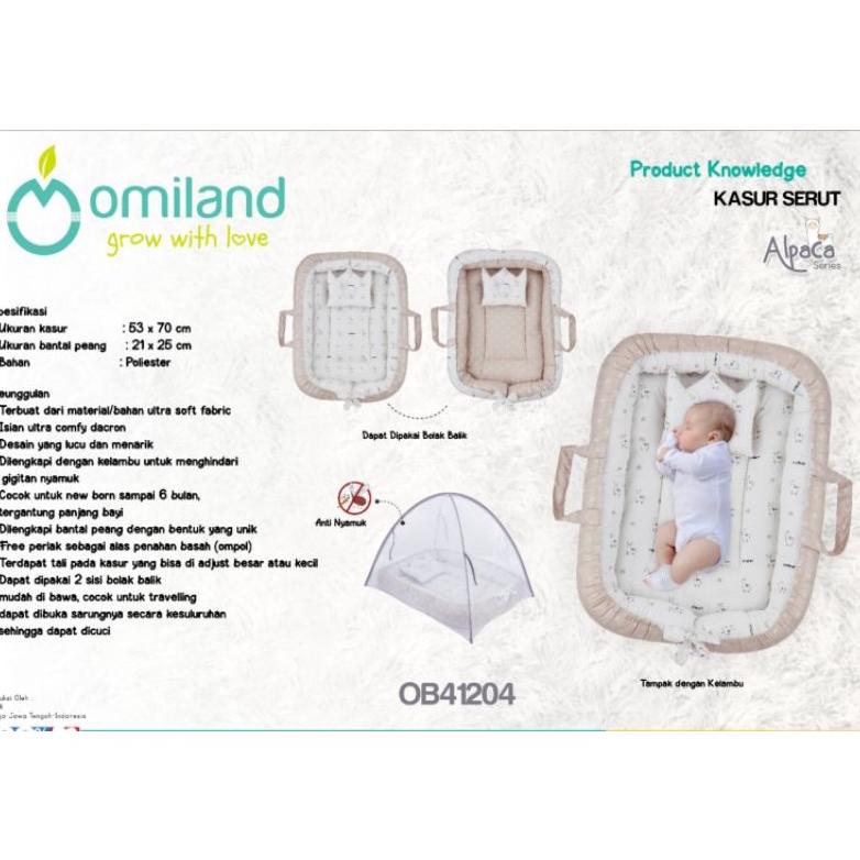 Omiland kasur serut bayi +kelambu alpaca series