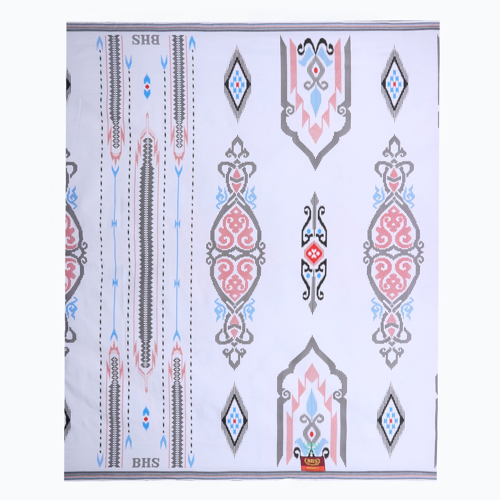 Sarung BHS Infinity Gold Motif PKE Putih 02 / BHS INFINITY PKE