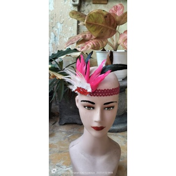 Bandana bulu mahkota bulu