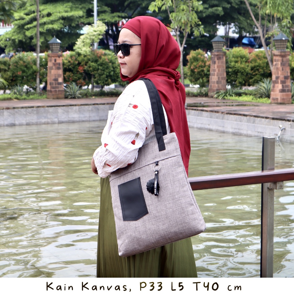 BISA COD BAYAR DI TEMPAT Tas Original NEVSET Totebag lokal tas trend wanita murah Totebag kantong