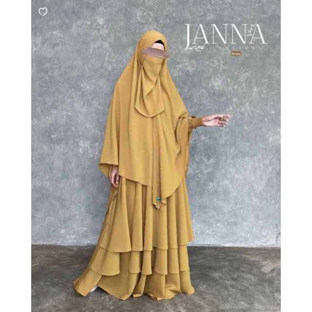 Janna reborn by Mahira/ gamis / gamis rempel / gamis saja / gamis set