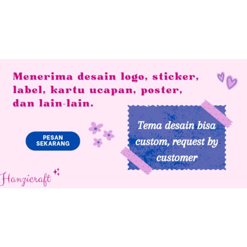 

LOGO, STIKER, LABEL, DLL. TERIMA JASA DESAIN SESUAI KEINGINAN, BISA REQUEST UNTUK DICETAK.
