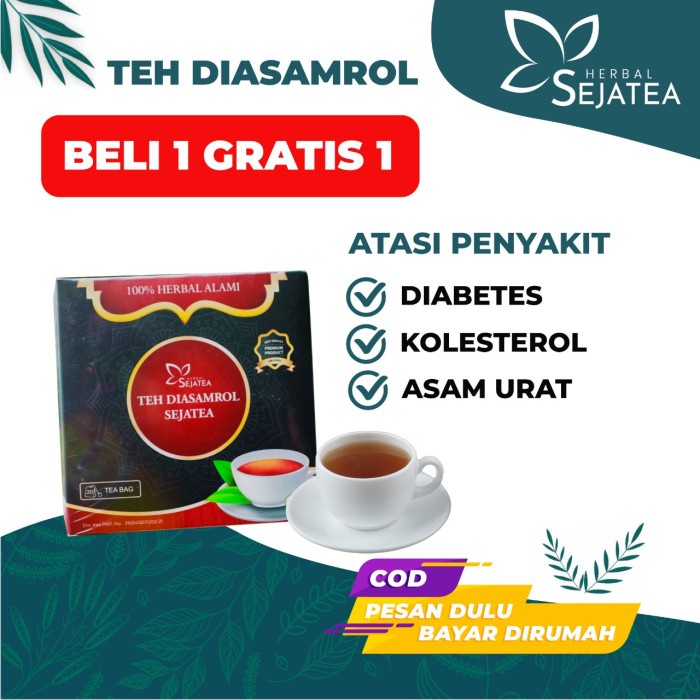 

Terlaris ✨ -Terbukti Ampuh Teh Herbal Diasamrol Obat kolesterol dan Diabetes No 1- 2.1.23