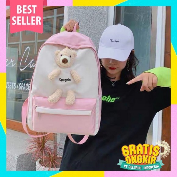 Tas Wanita Ransel Elisabet Bag Backpack Korea Style Bisa Cod Punggung Terbaru Style V5H6 Best Seller