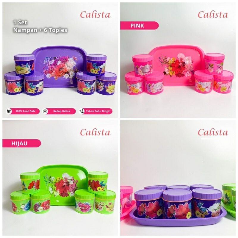 Toples Plastik Set 7 Tonam Calista