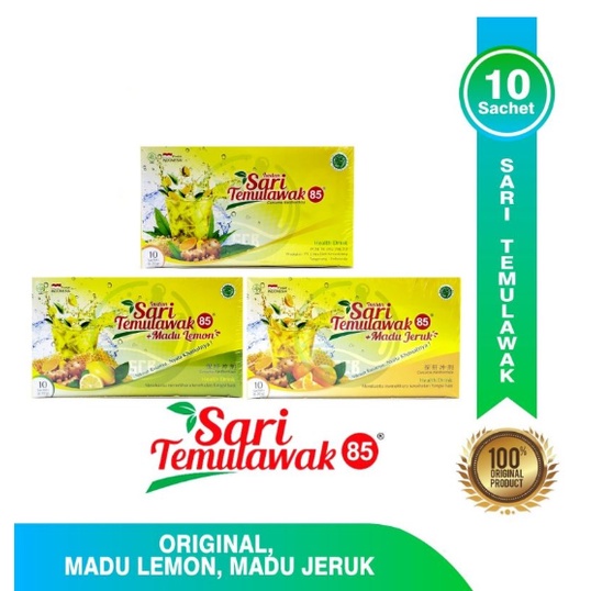 

Sari Temulawak Rasa Madu (Jeruk/Lemon) 20gr x 10 Sachet