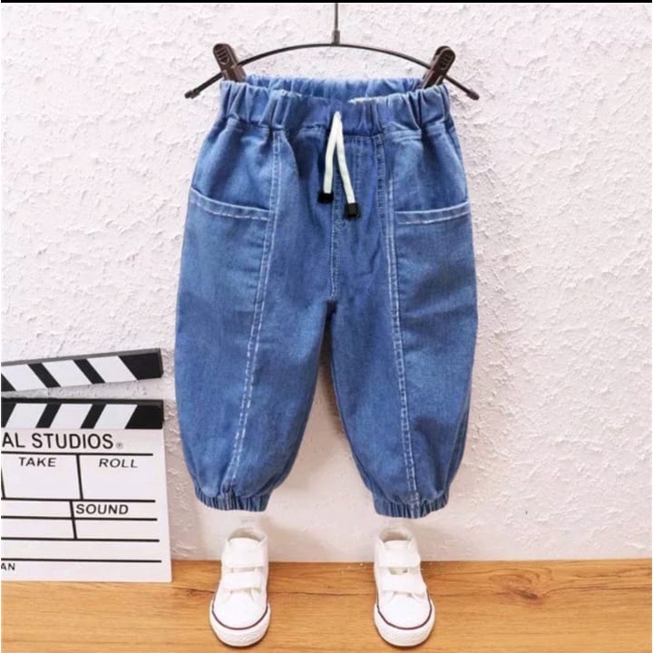 CELANA JOGGER JEANS ANAK LAKI PEREMPUAN