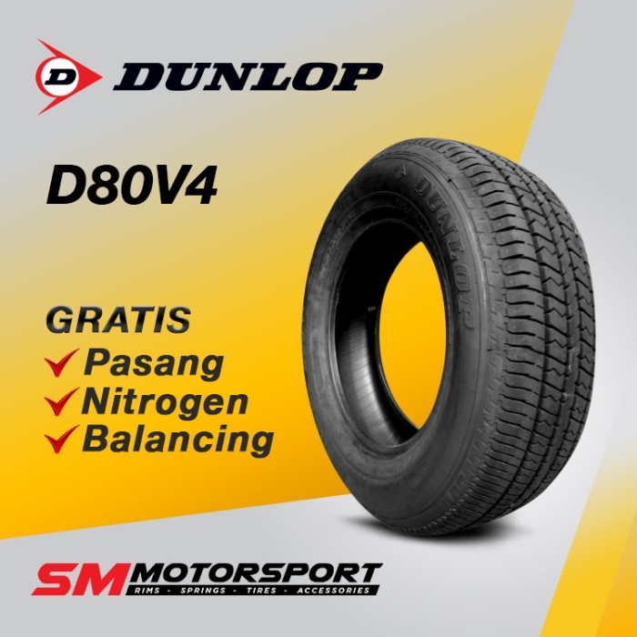 [PROMO] Ban Mobil Dunlop D80V4 205 65 R15 15 Kijang Innova