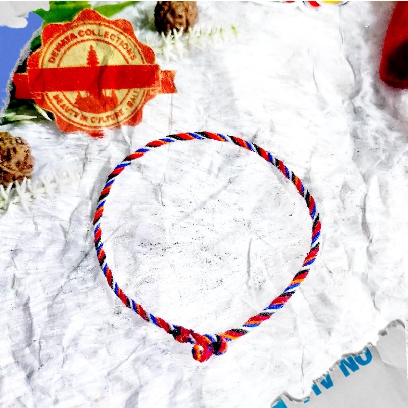 Gelang Pancadatu Knot Asli Bali/Gelang Etnik Bali Original