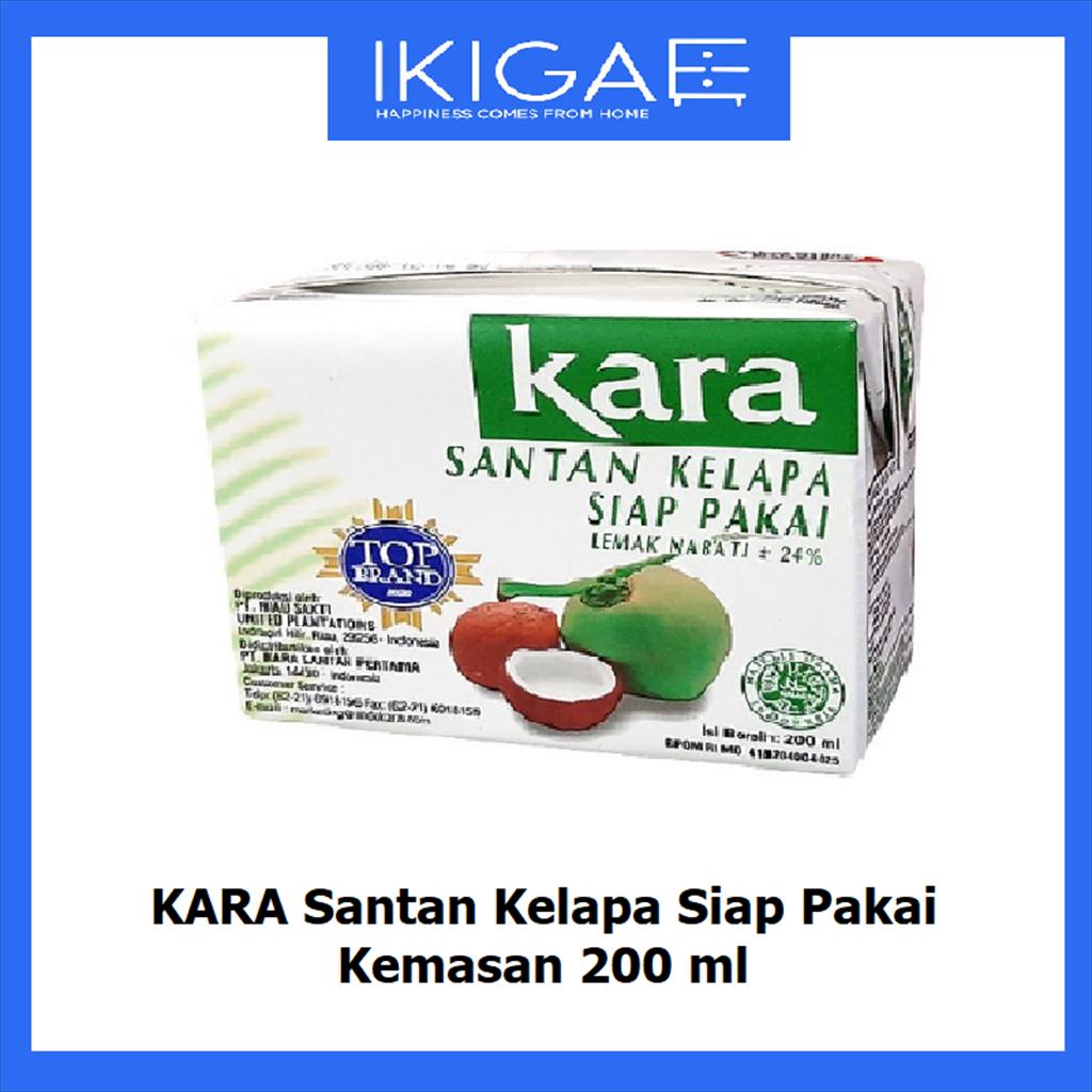 KARA SANTAN KELAPA SIAP PAKAI  KEMASAN 200 ML