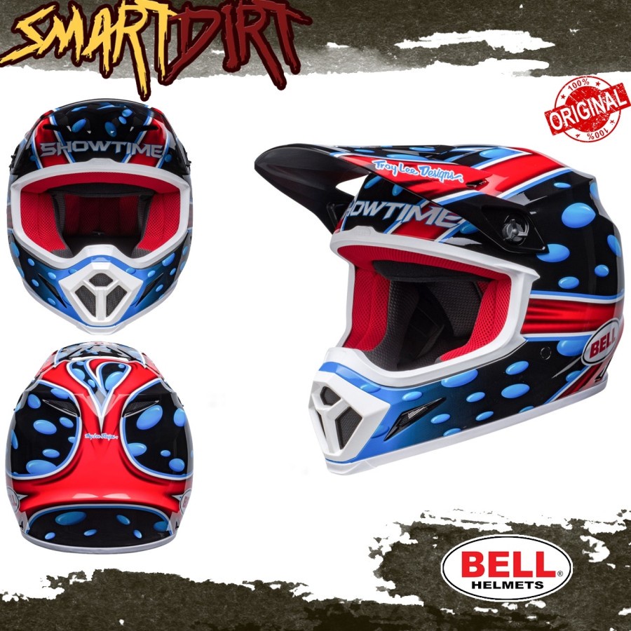 HELM MOTOR BELL MX-9 SPECIAL EDITION MCGRATH SHOWTIME 23 HELM CROSS