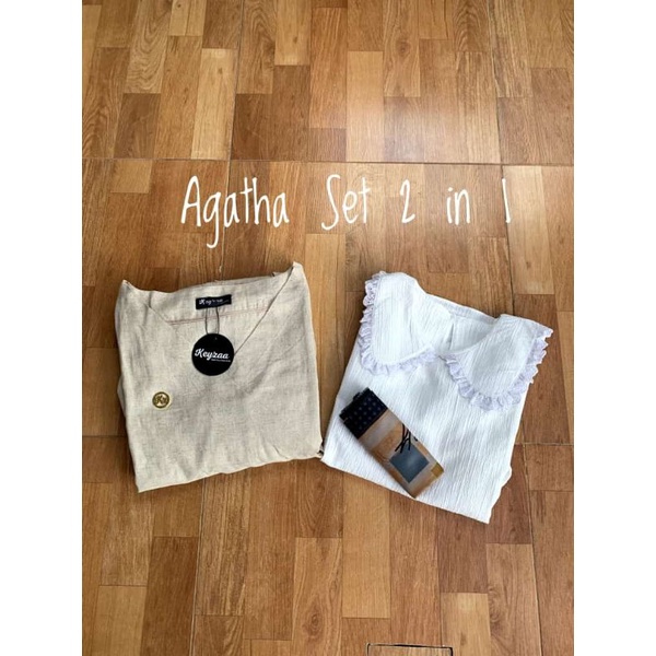 AGATHA BY KEYZAA/GAMIS AGATHA/GAMIS KEYZA/GAMIS KATUN/OVERALL BY KEYZA/one set 2 in 1/OVERALL+INER