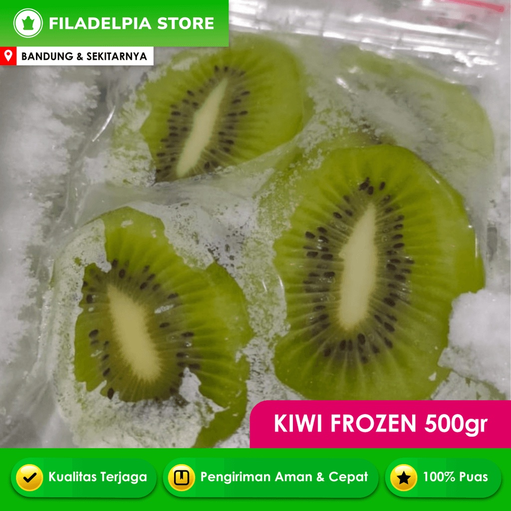 Kiwi Green Frozen 500gr Buah Beku Promo Diskon Bandung