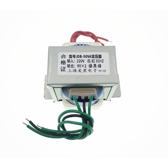 Transformer Travo 50W AC 220V to CT Dual Volt AC 12V/ 15V/ 18V (1822B)