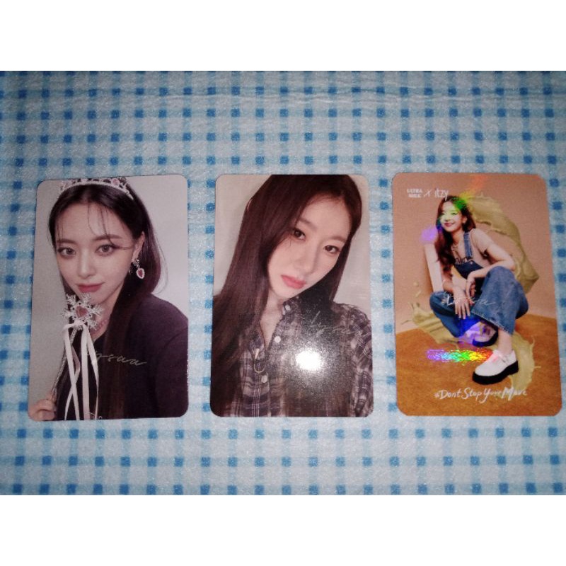 Photocard Yuna Chaeryeong Itzy Lia Ultramilk Official