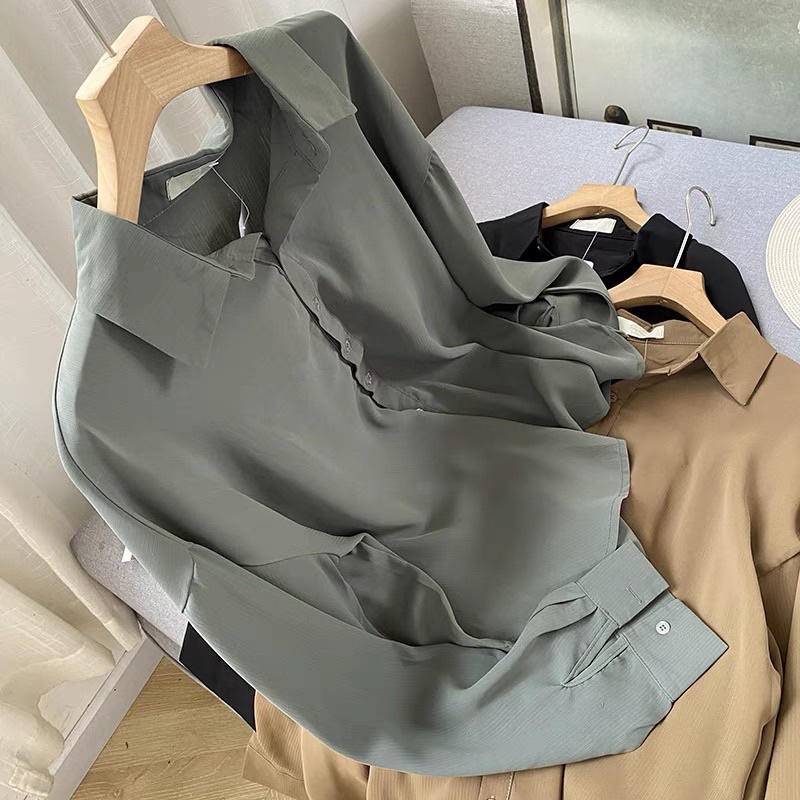 kemeja wanita blouse korea Kemeja Oversize