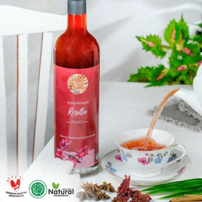 

SIRUP/SYRUP/SIROP REMPAH ROSELLA 700ML BY REMPAH KARSA