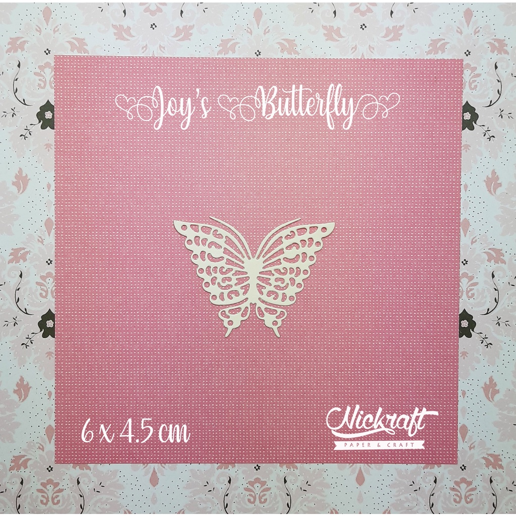 

JOYS BUTTERFLY - HIASAN SCRAPBOOK KUPU KERTAS JURNAL BUJO JOURNALING