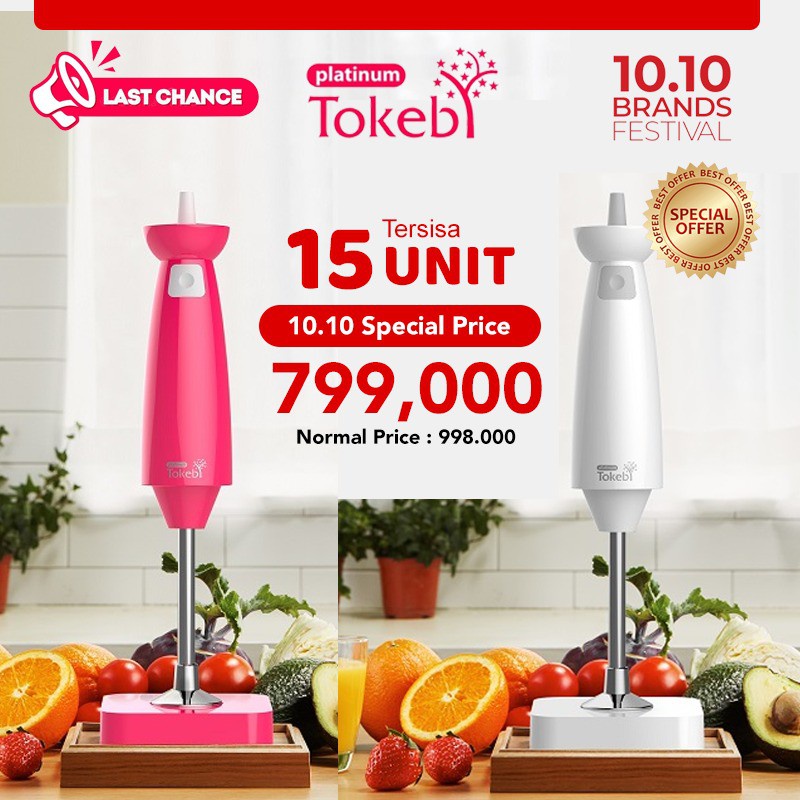 Jual TOKEBI HAND BLENDER PLATINUM V9000 Tokebi Handblender Made In