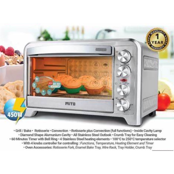 MITO OVEN TOASTER FANTASY MO 888 / MO888 / MO-888 [33 LITER]