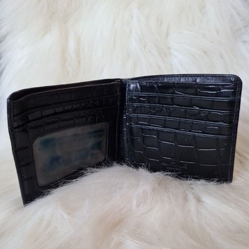 DOMPET KULIT PAPILON CROCODILE SKIN PRELOVED ORI