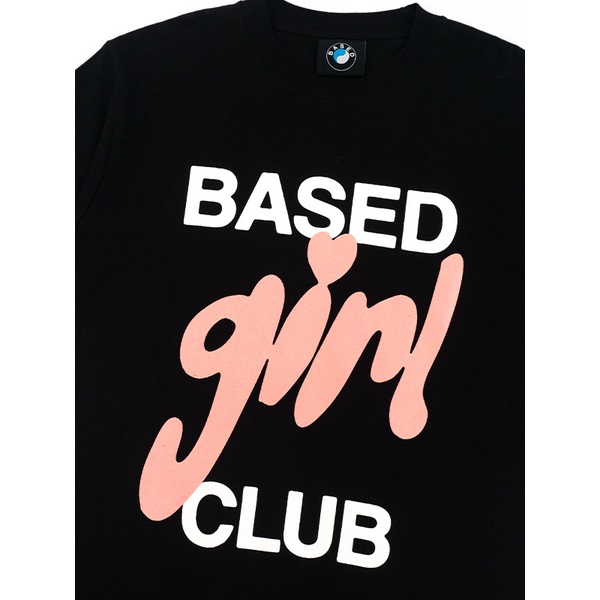 Based Club Girl Black Tshirt