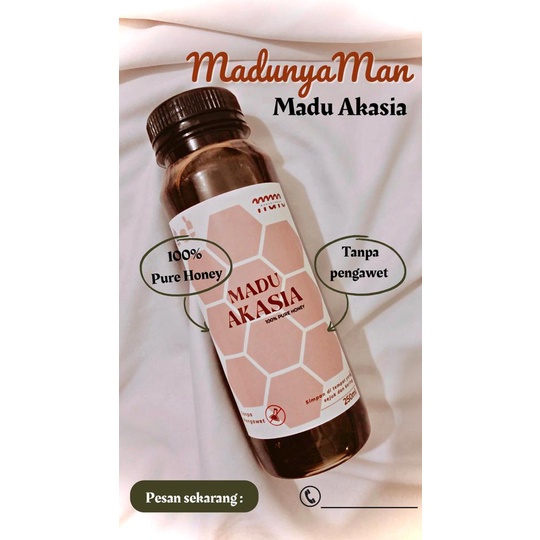 

MADU AKASIA MADUNYAMAN TANPA BAHAN PENGAWET 100% PURE HONEY DARI RIAU