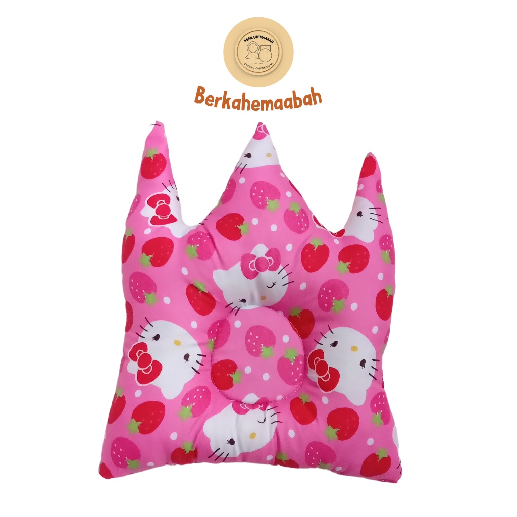 (HELLOKITTY) Bantal Bayi Anti Peyang Mahkota Series | Bantal Bayi | Flat Head Prevention Pillow | Bantal Mahkota Series