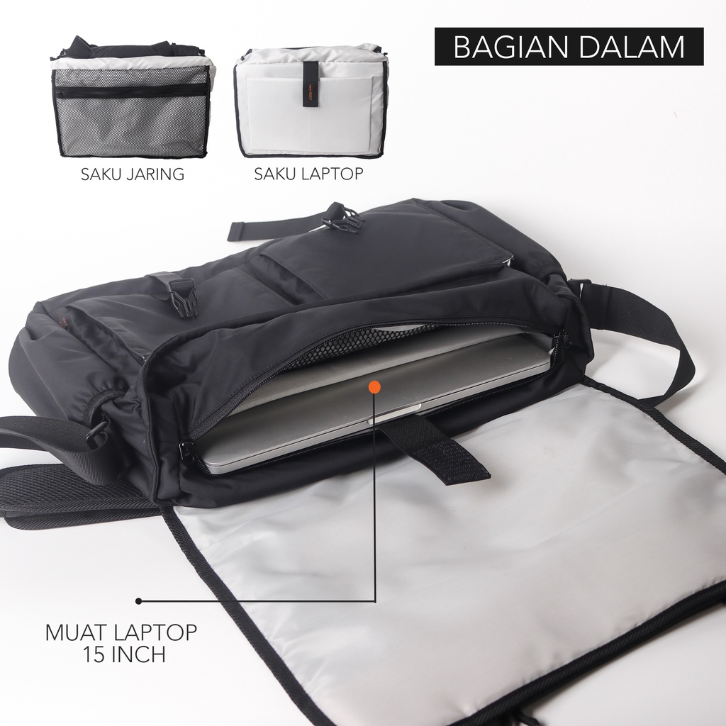 Tas Selempang Pria Messenger Bag Premium - Sargas Mokamula